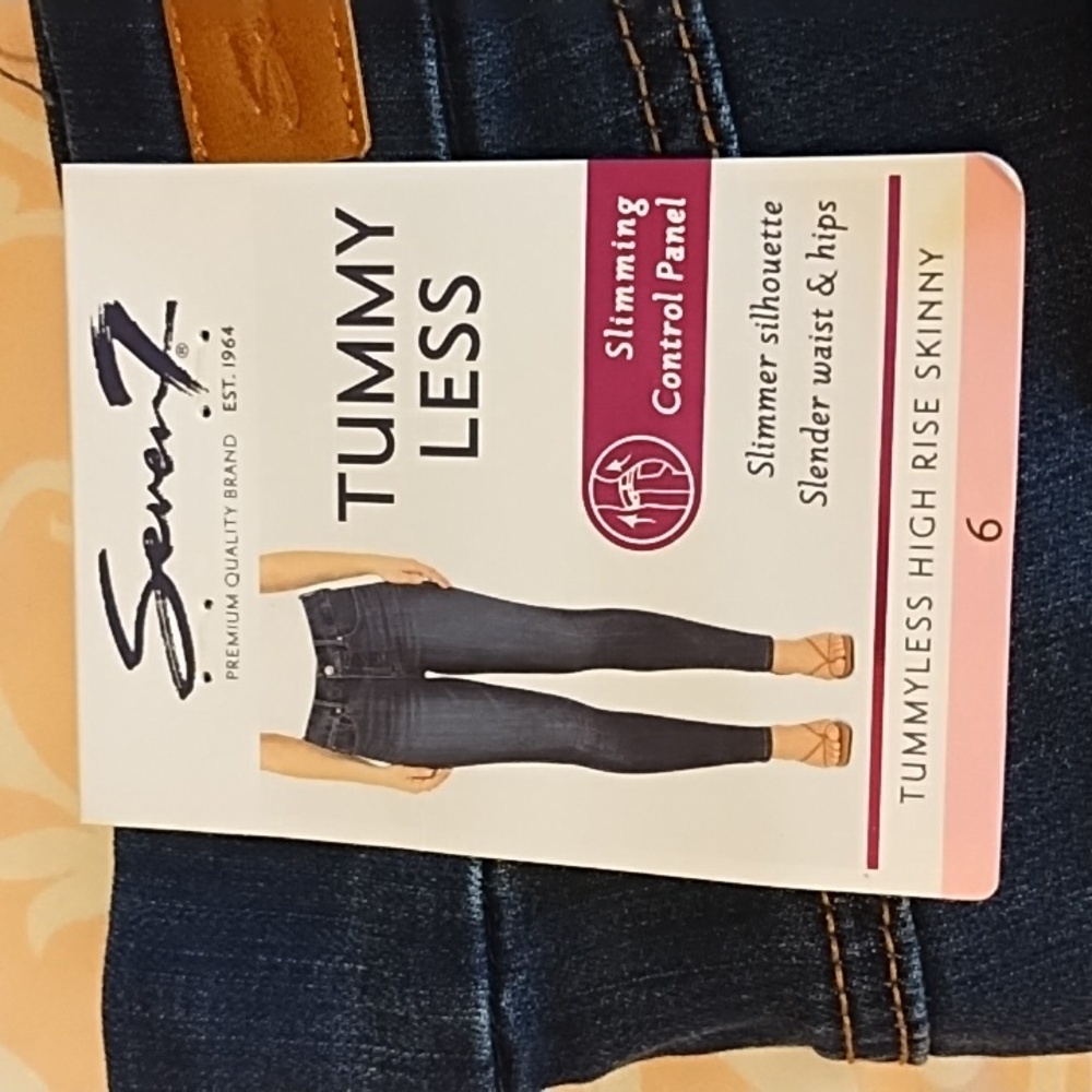 Seven7 Tummyless High Rise Skinny jeans - 6 - Picture 2 of 6